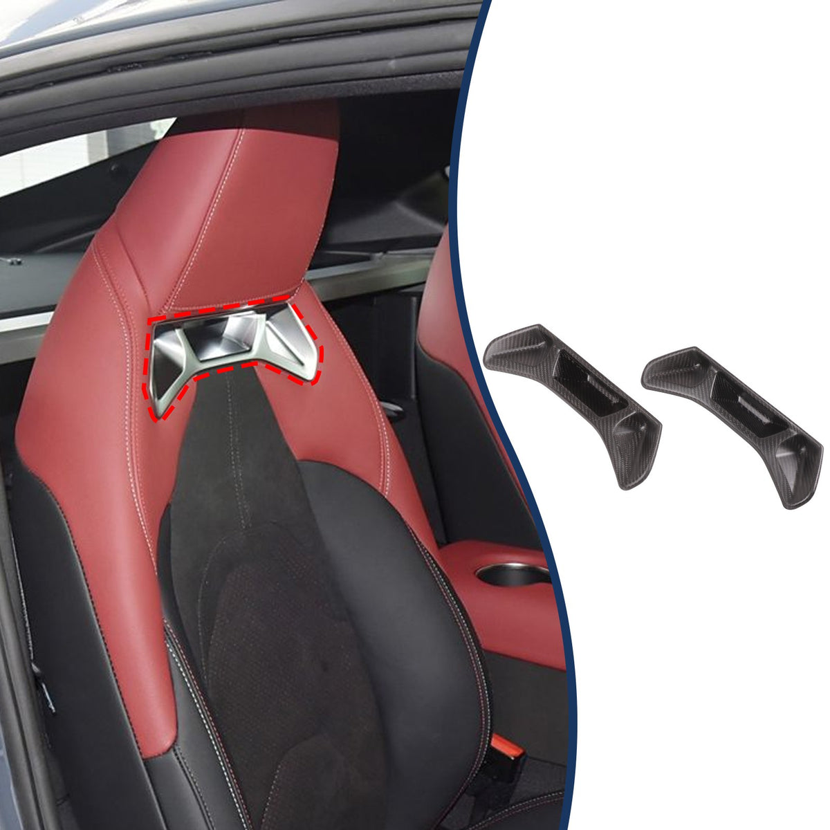 Matte Real Carbon Fiber Interior Trim Cover Accessories For Toyota Supra A90 19+ 13