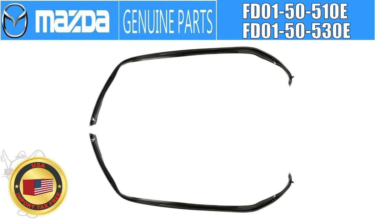 MAZDA RX-7 FD3S Genuine Front Door Drip Molding Left & Right set OEM JDM 1