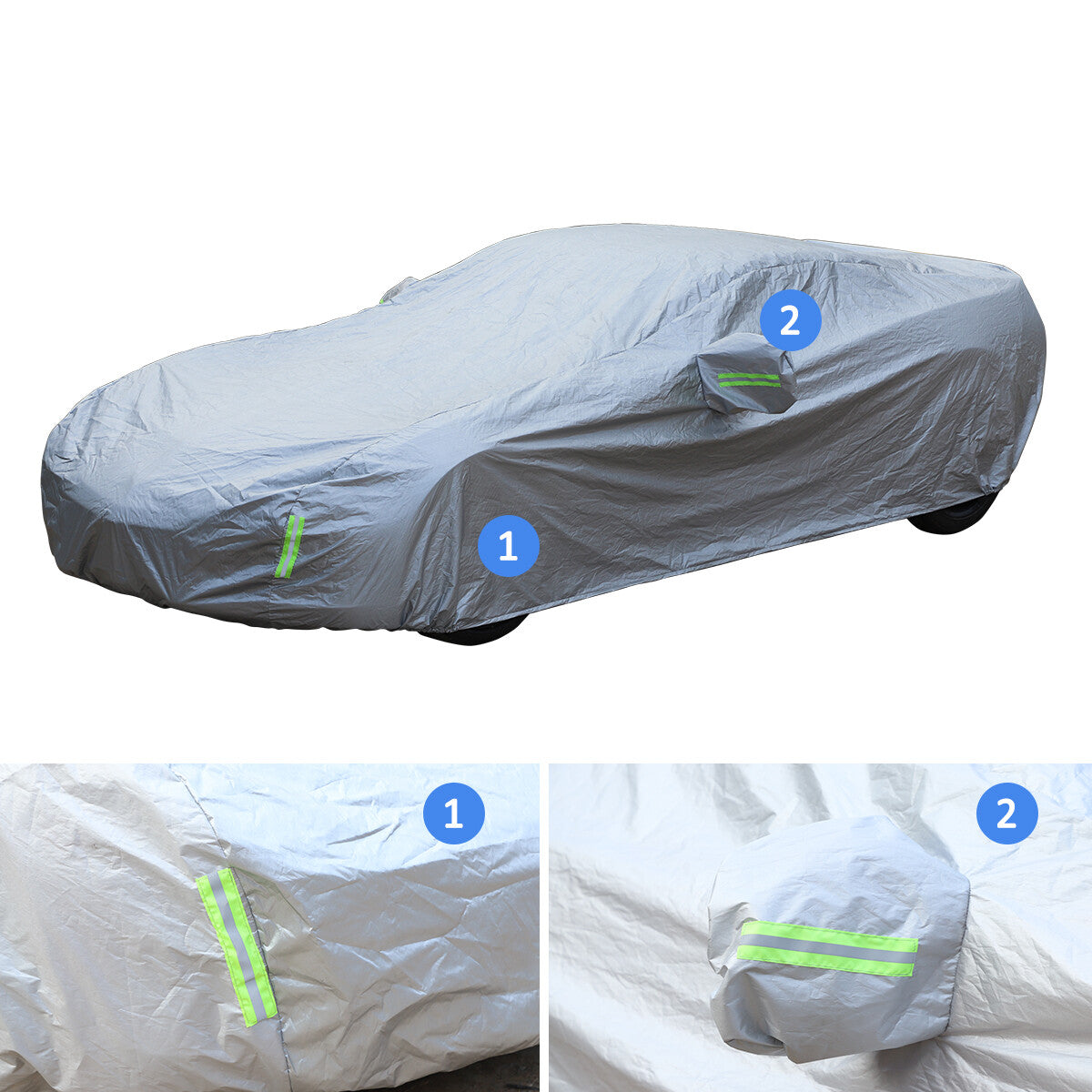 Sunscreen Snow Dust Rain Decoration Cover Car Cover For 14-19 Corvette C7 US 5