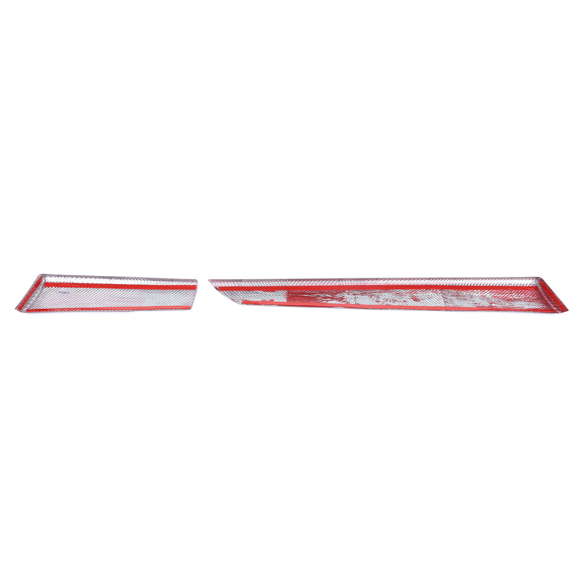 Red Real Carbon Fiber Center Console Panel Trim For Subaru WRX VB Crosstrek 22+ 17