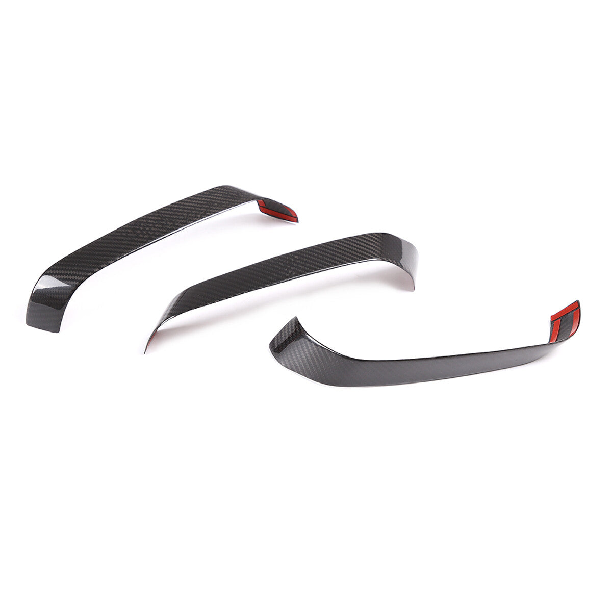 For Maserati Ghibli /Quattroporte 14-24 Real Carbon Fiber Door Handle Panel Trim 9