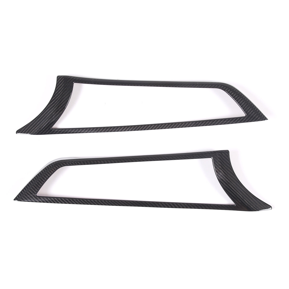 Real Carbon Fiber Inner Door Handle Frame Cover Trim For Jaguar F-TYPE 2013-2024 3