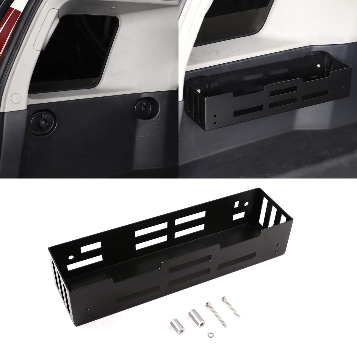 Rear Trunk Left Side Storage Box Organizer Tray for FJ cruiser 07-21 13