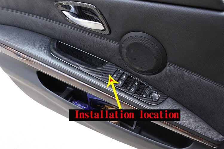 Carbon Fiber ABS Interior Decoration Cover Trim Kit For BMW 3 Series E90 2005-12 - Variants 6-10 33