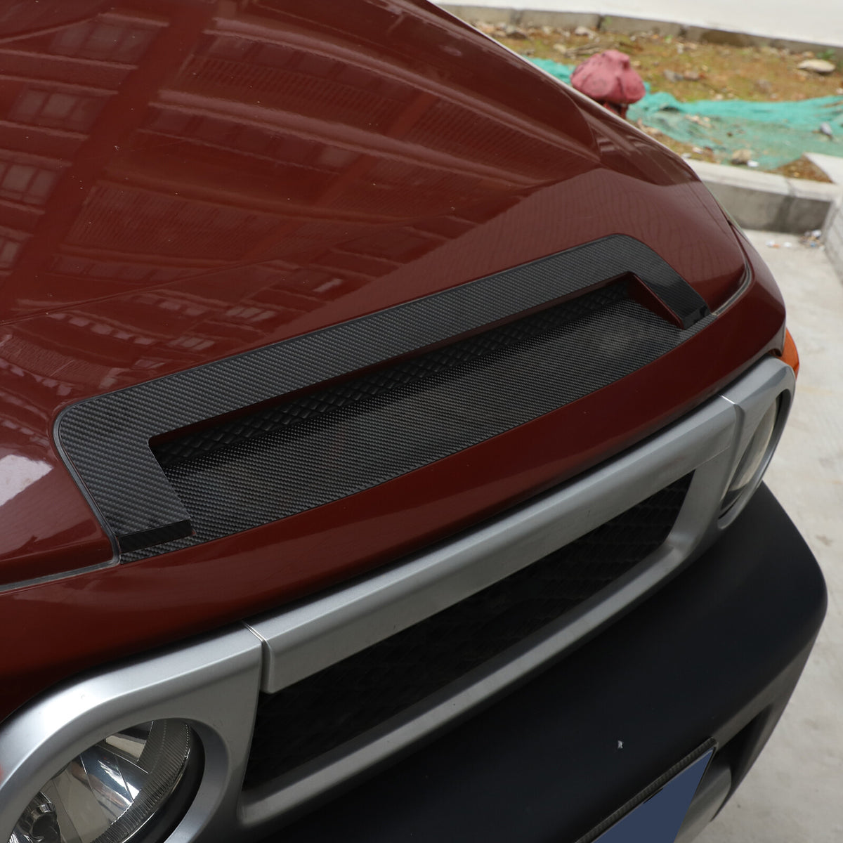 Front Hood Bumper Upper Trim Nose Cover For Toyota FJ Cruiser 2007-21 6