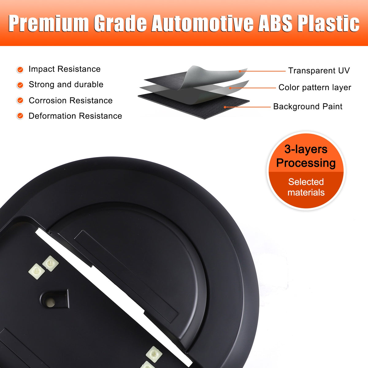 Matte Balck Rear License Plate Bracket Spare Tire Carrier For Hummer H2 03-09 5