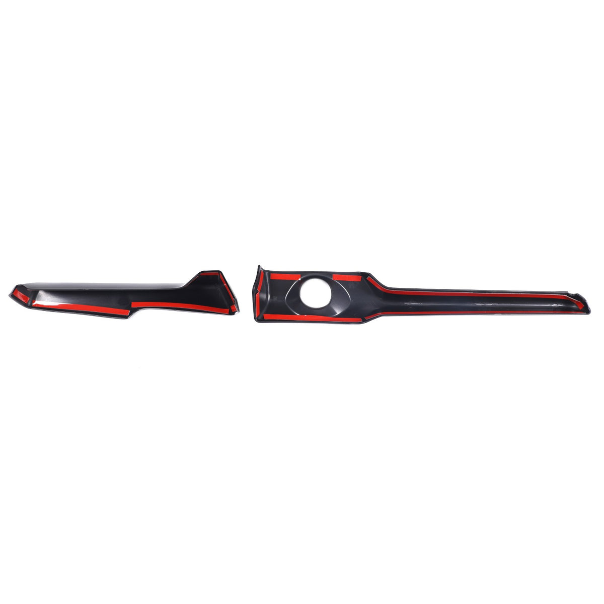 ABS Glossy Piano Black Steering Wheel Side Dashboard Trim For Corvette C8 2026+ 13