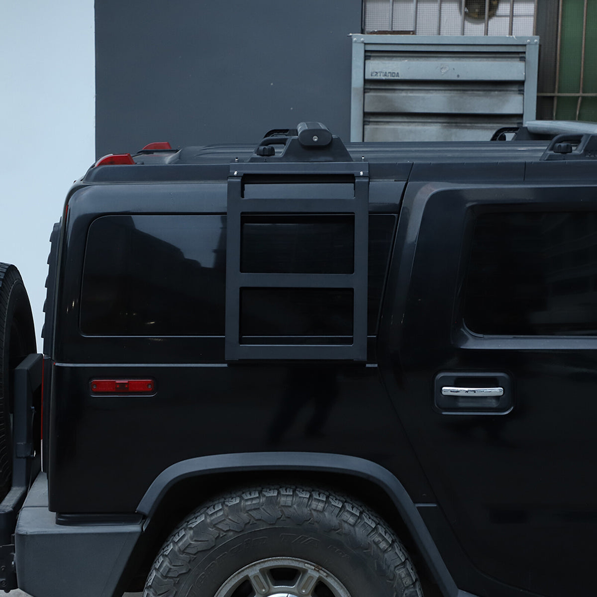 Back Rear Roof Ladder Tailgate Left & Right Side Rack For Hummer H2 03-09 7