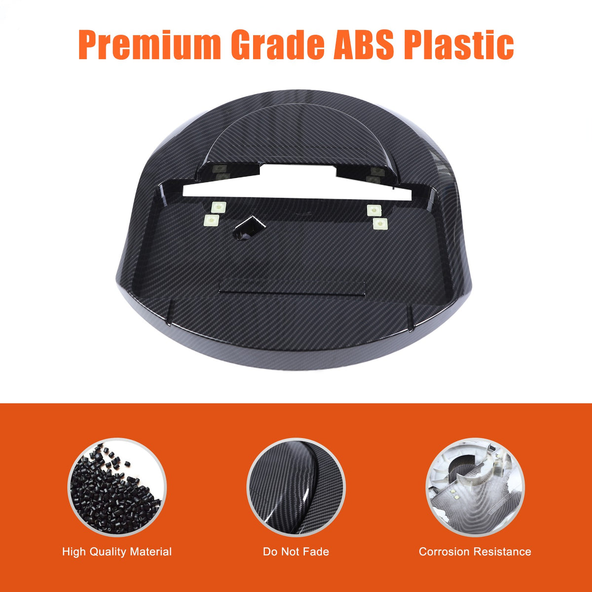 Carbon Spare Tire License Plate Base Cover For Hummer H2 2003-09 OE:25782333 US 10