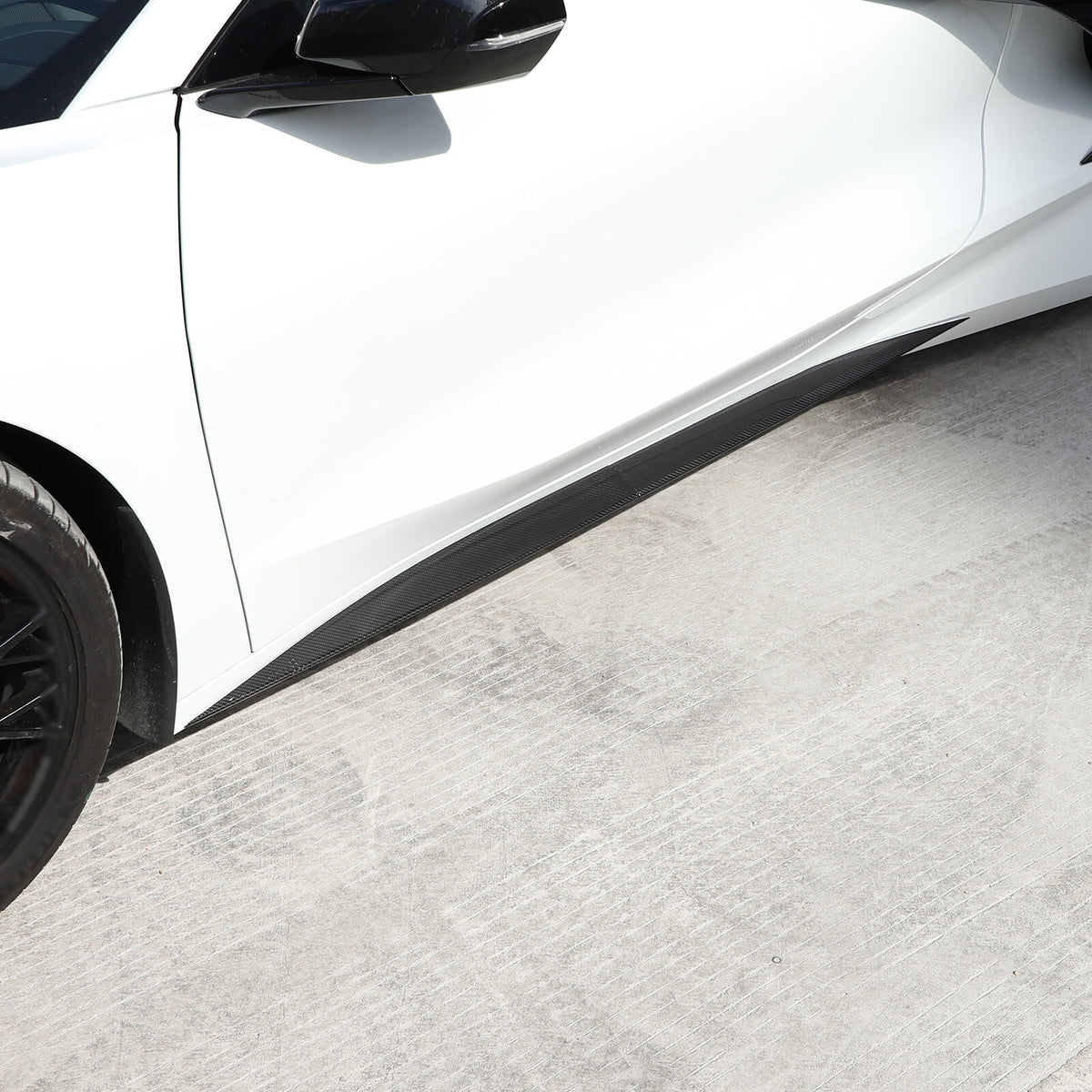 Real Carbon Fiber Full Exterior Set Decor Cover Trim Kit For Corvette C8 2020-26 158