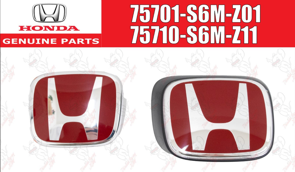 Honda Acura OEM Emblem, Front & Rear Set For Integra DC5 Type-R 1