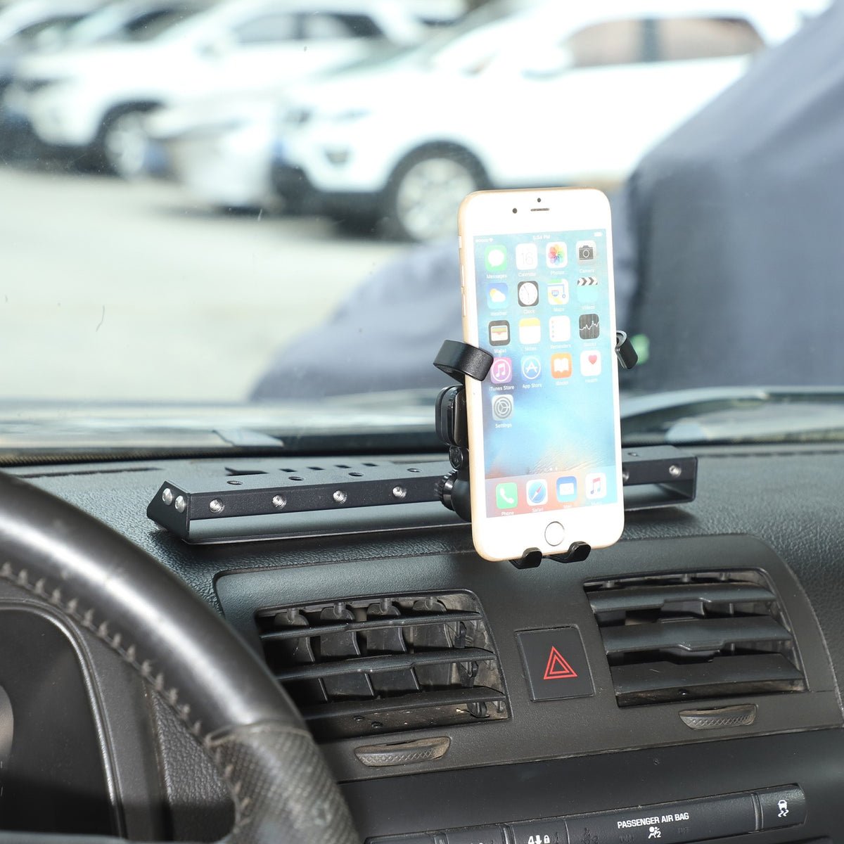 Center Console Multi-Function Phone Mount Bracket For Hummer H3 2005-2009 3