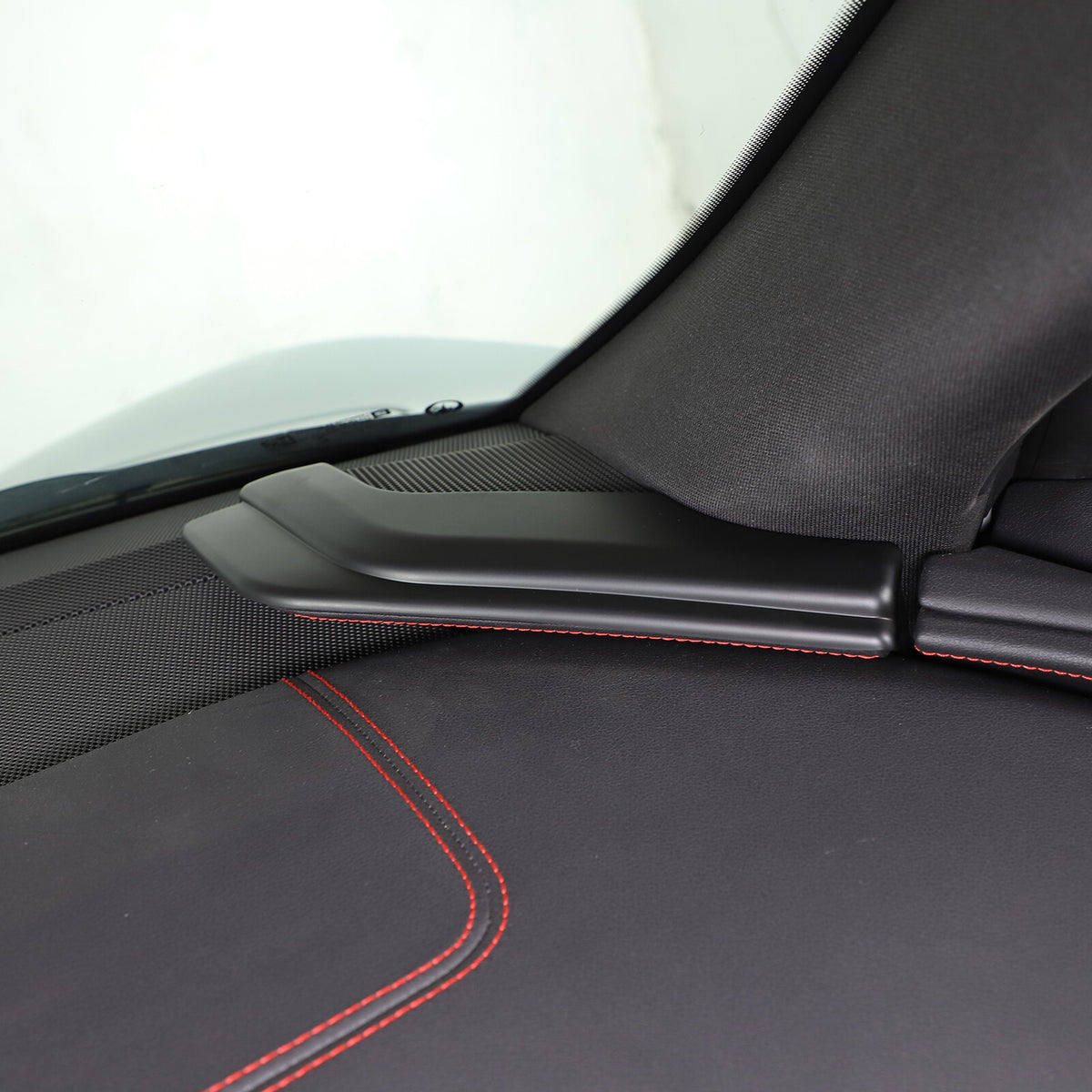 Matte Black ABS Full Interior Set Cover Trim Kit For Corvette C8 2020-25 - Styles 1-5 40