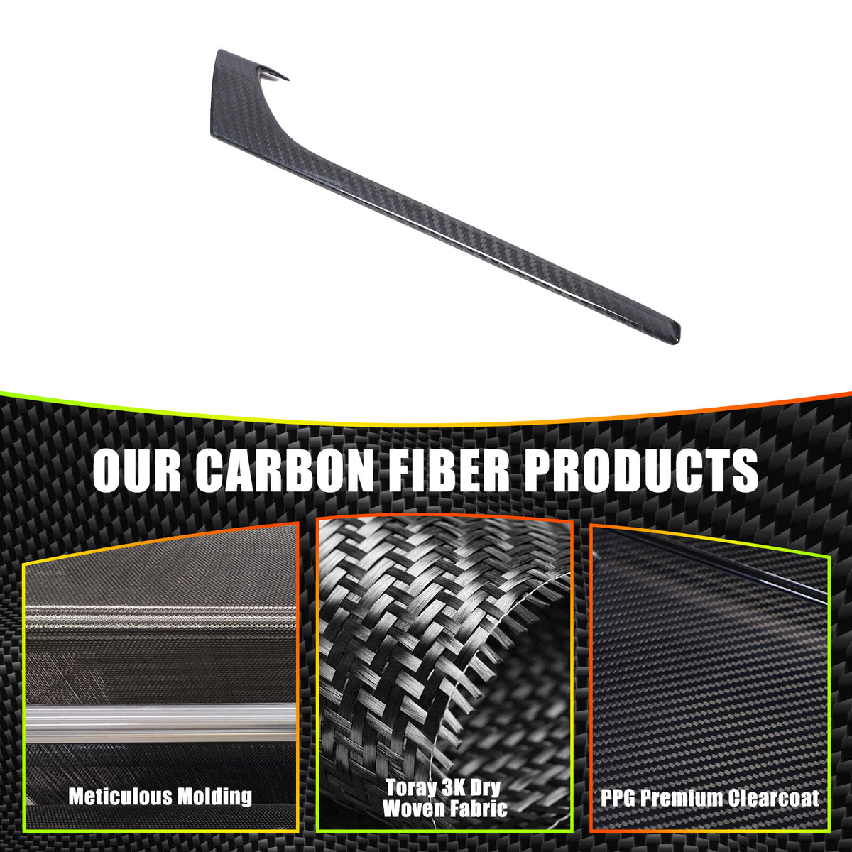 Real Carbon Fiber Center Console air outlet Trim Cover For Mazda MX-5 Miata 16+ 22
