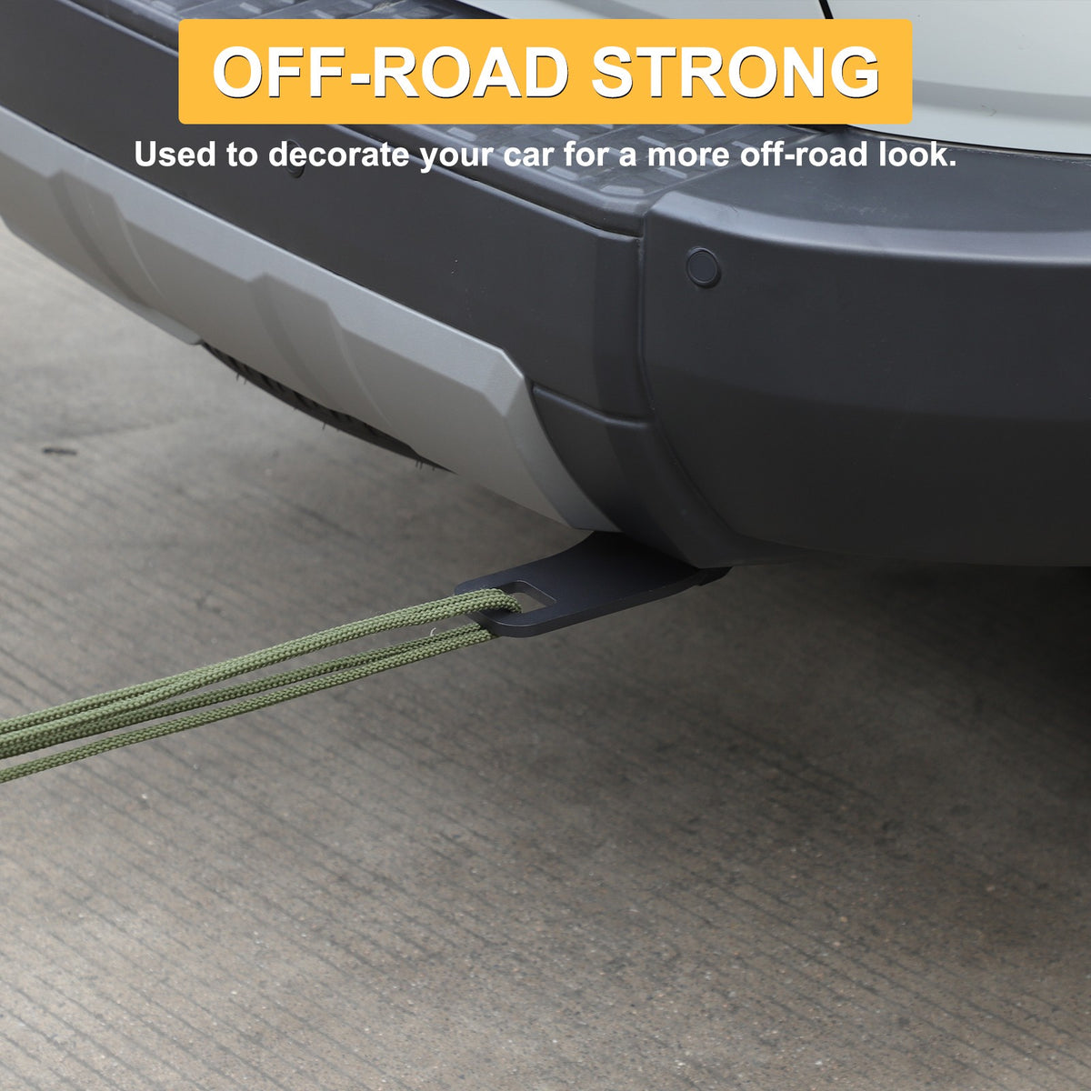 Steel Rear Bumper Right Bottom Tow Hook For Toyota Land Cruiser Prado LC250 24+ 12
