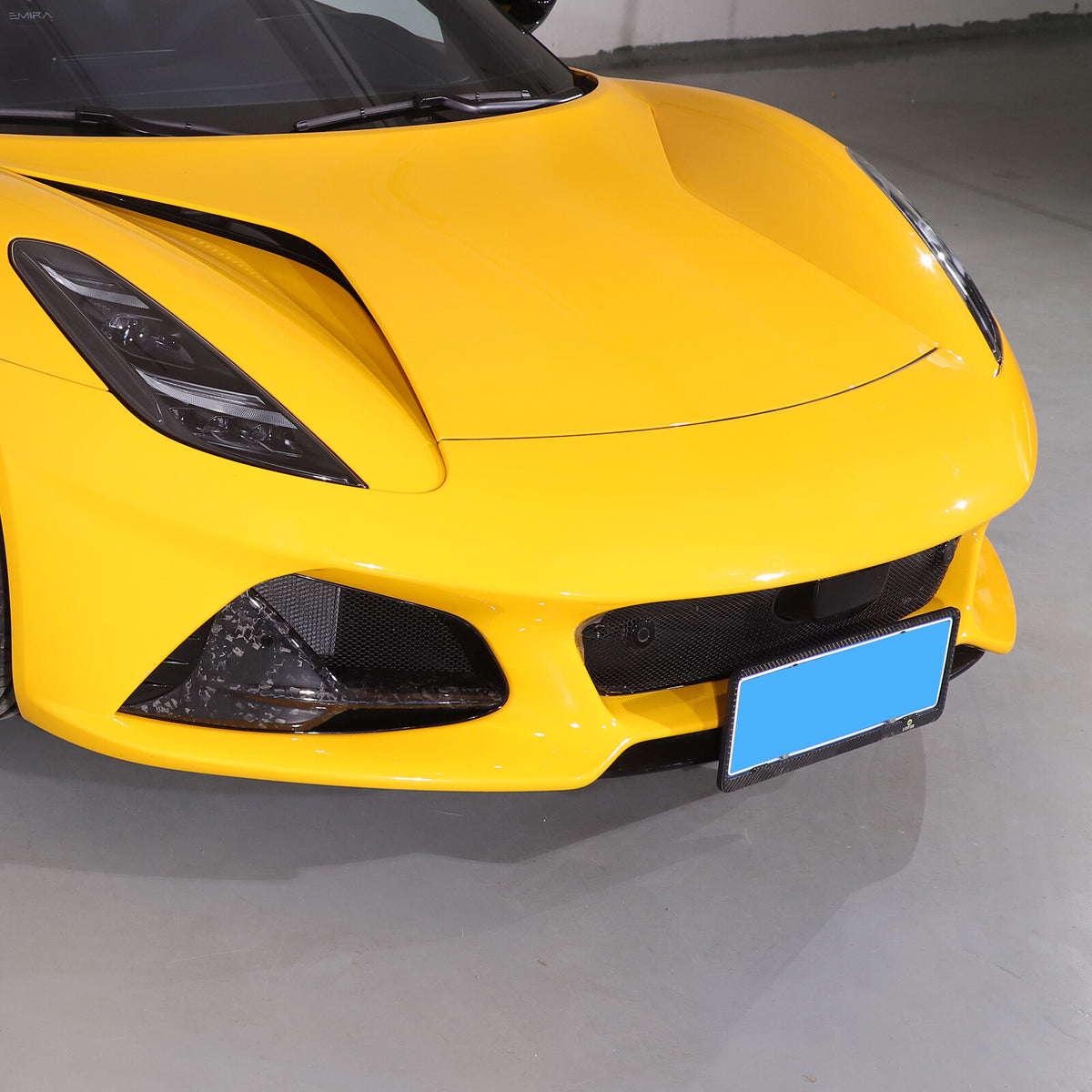 Forged Real Carbon Fiber Front bumper Grille camera Trim For Lotus EMIRA 2023-25 23