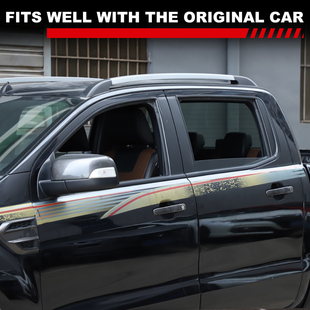Replacement Car Window Outer Beltline Seal Trim For Ford Ranger T6 2013-2021 US 9