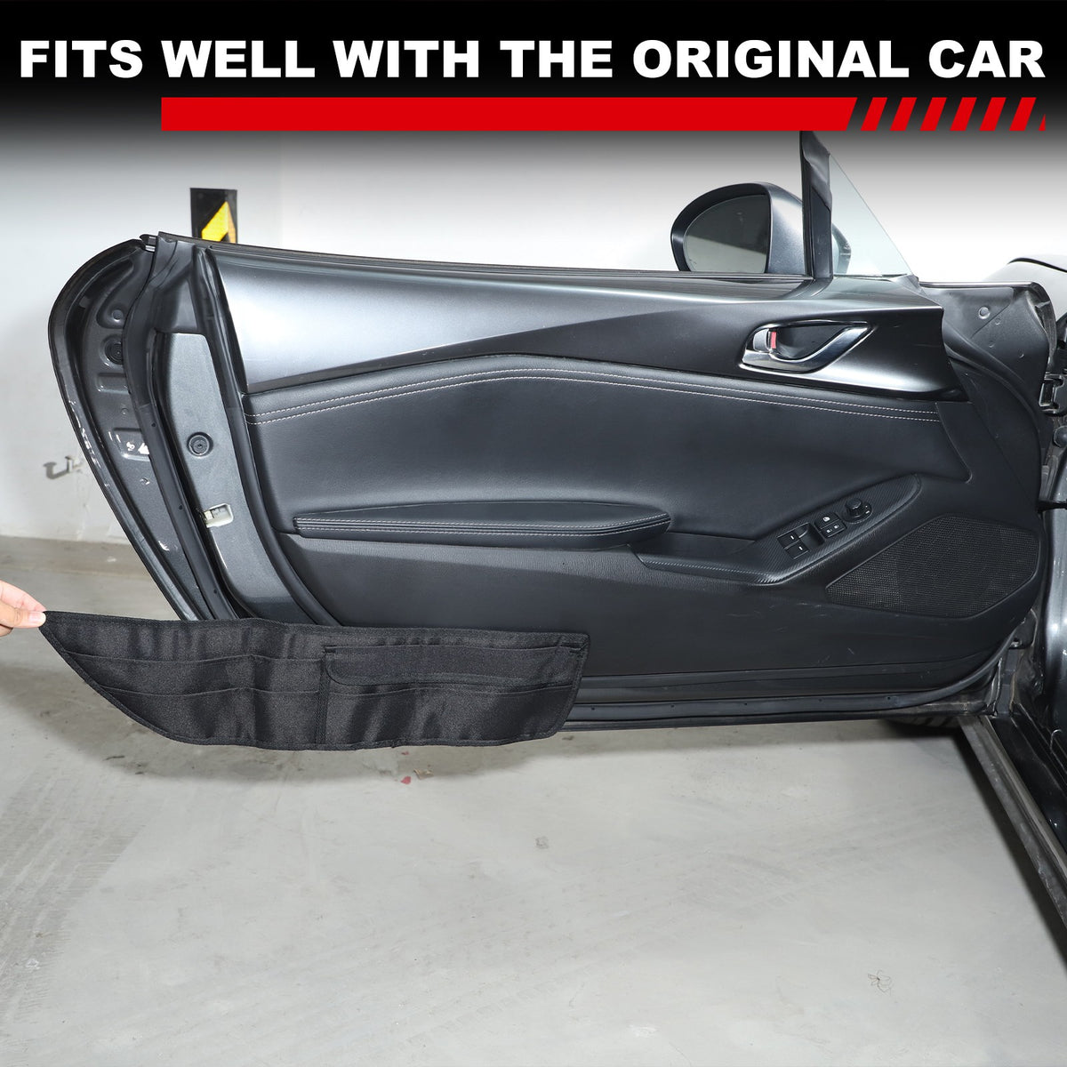 Front Door Storage Hanging Bag Tray For Mazda MX-5 Miata 2016-2023 8