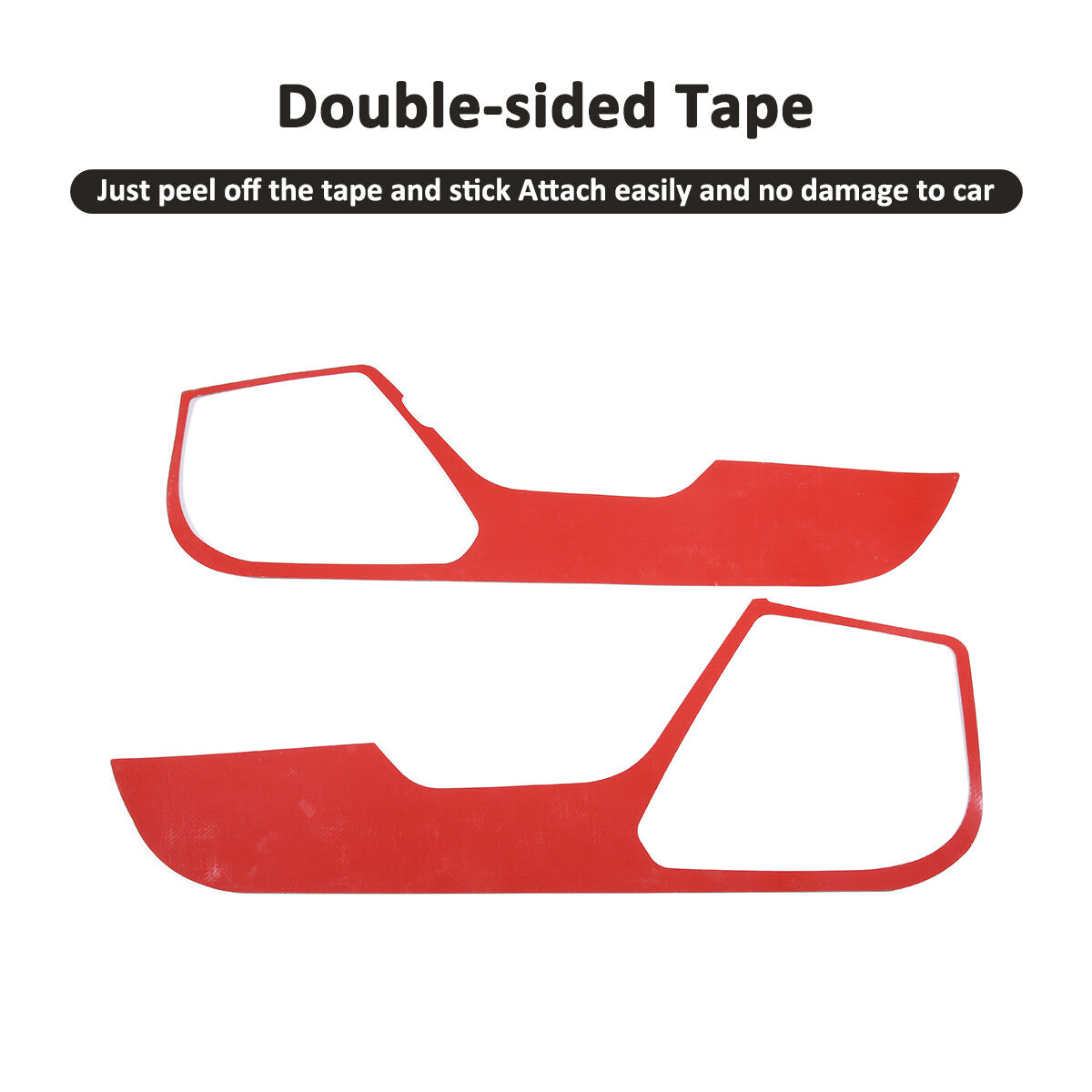 Carbon Fiber Interior Door anti-kick panel Trim Cover For Corvette C7 2014-19 US 17