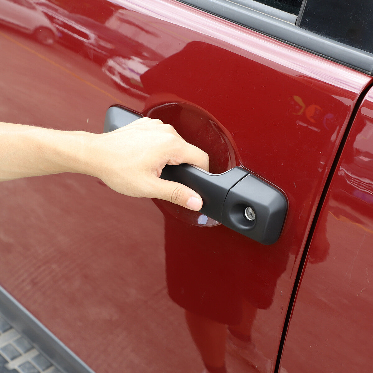 Matte Black ABS Full Exterior Cover Trim Set For Toyota FJ Cruiser 2007-2021 69