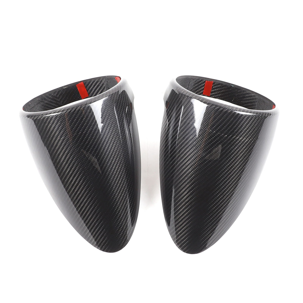 Real Dry Carbon Fiber Rear Tail Light Trunk Lamp Trim For Ferrari 458 2011-2016 8