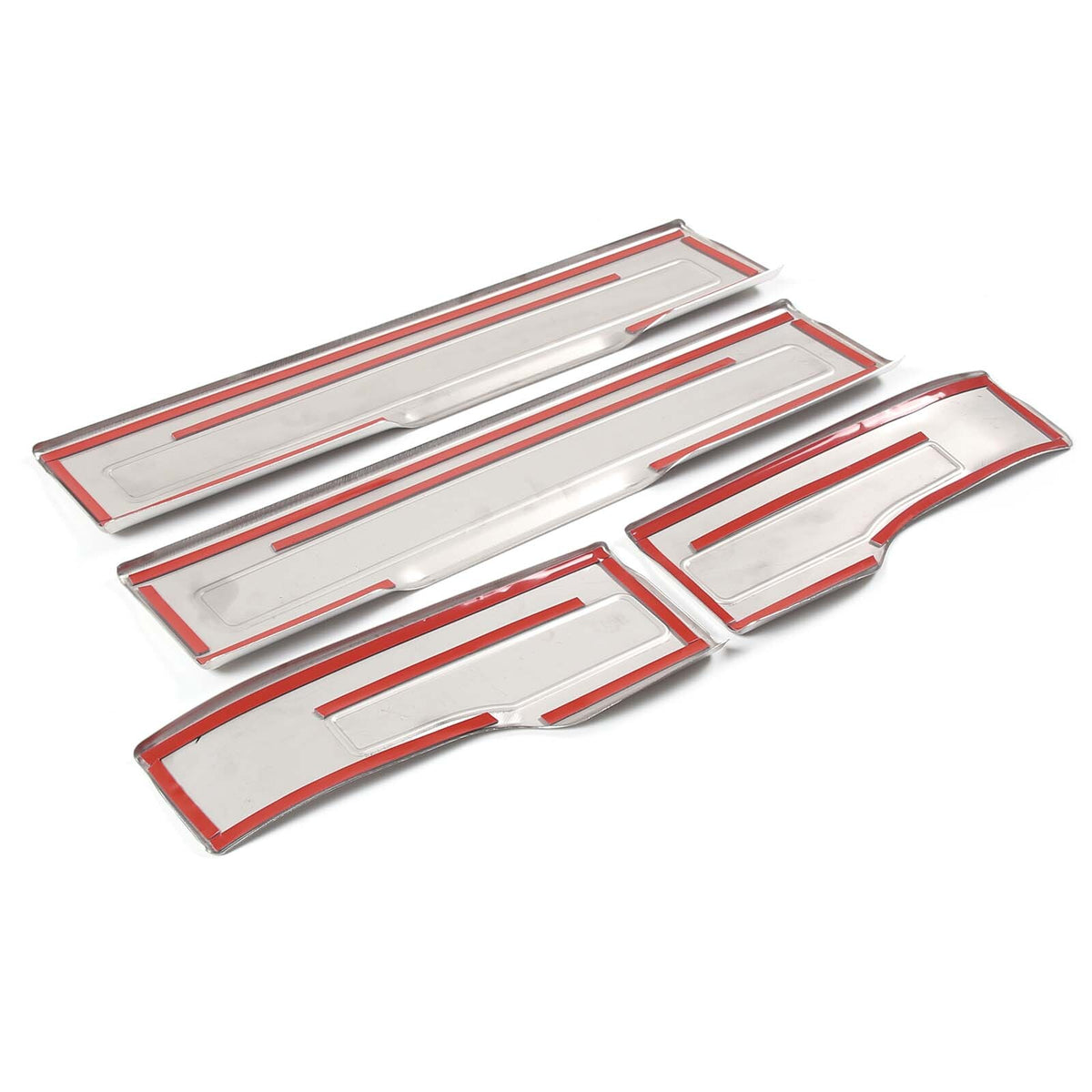 Silver Interior Door Sill Guard Protector Cover For Range Rover Evoque L538 6