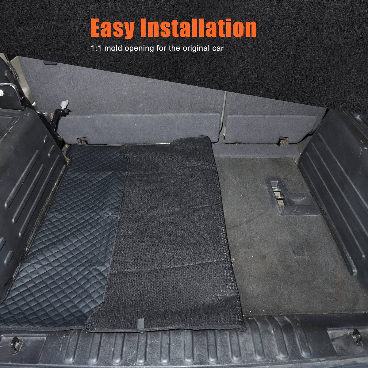 Cargo Trunk Tray Cargo Liner Rear Trunk Floor Mat For Hummer H2 2003-2009 US 4