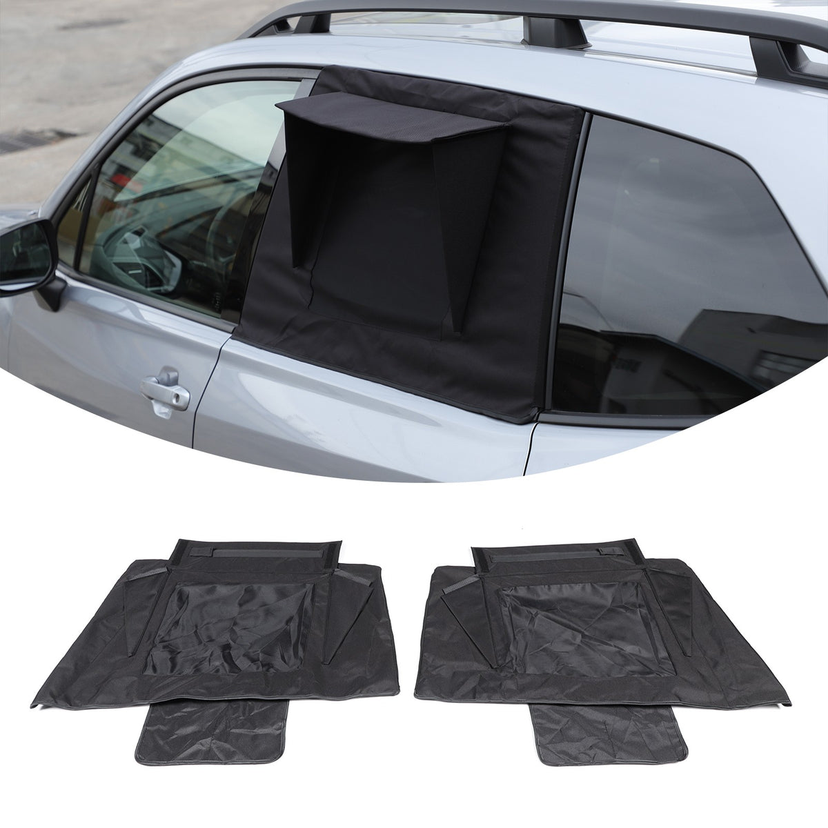 Rear Window Sunshade Visor For Subaru Forester SK 2019-2024 US 1
