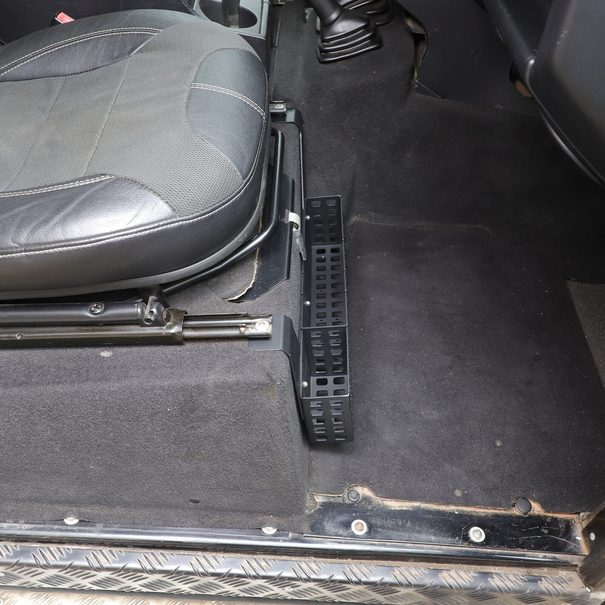 Aluminum Alloy Under Seat Storage Basket Tray For Land Rover Defender L316 04-18 15