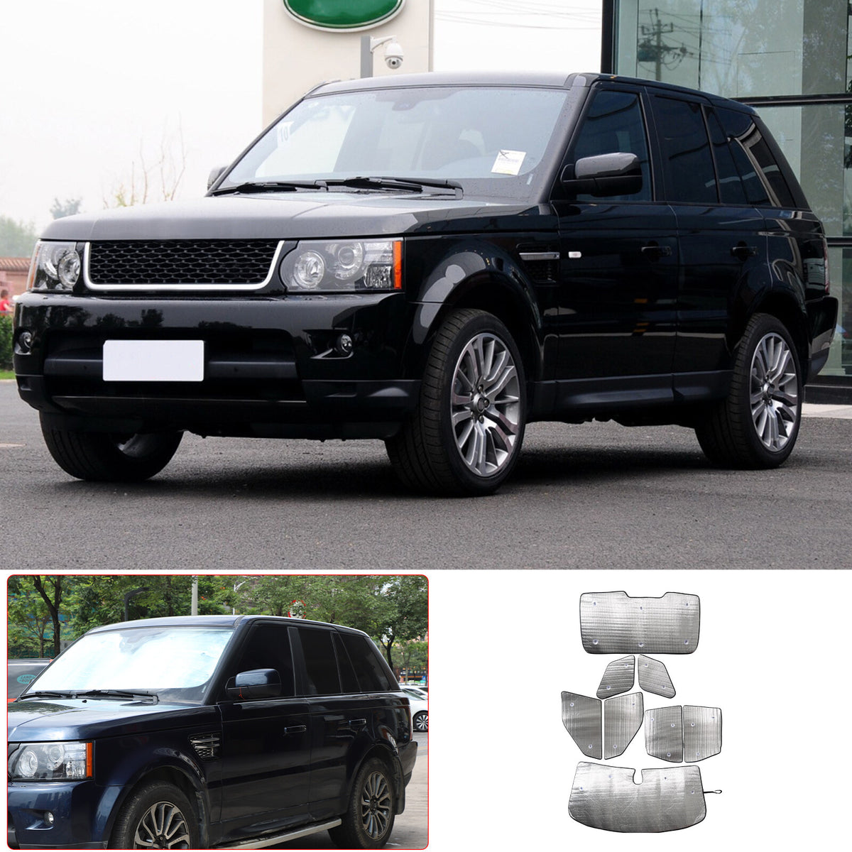 Front Car Sun Shade Windshield Window Cover For LR Range Rover Sport L320 05-13 7