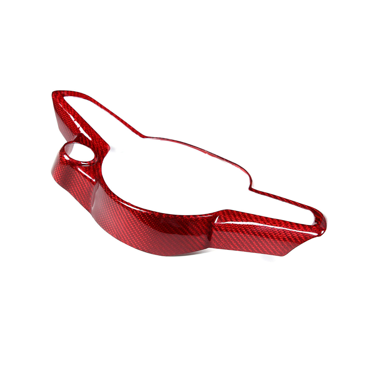 Red Carbon Fiber Steering Wheel Frame Trim For Alfa Romeo Giulia/Stelvio 2020 21