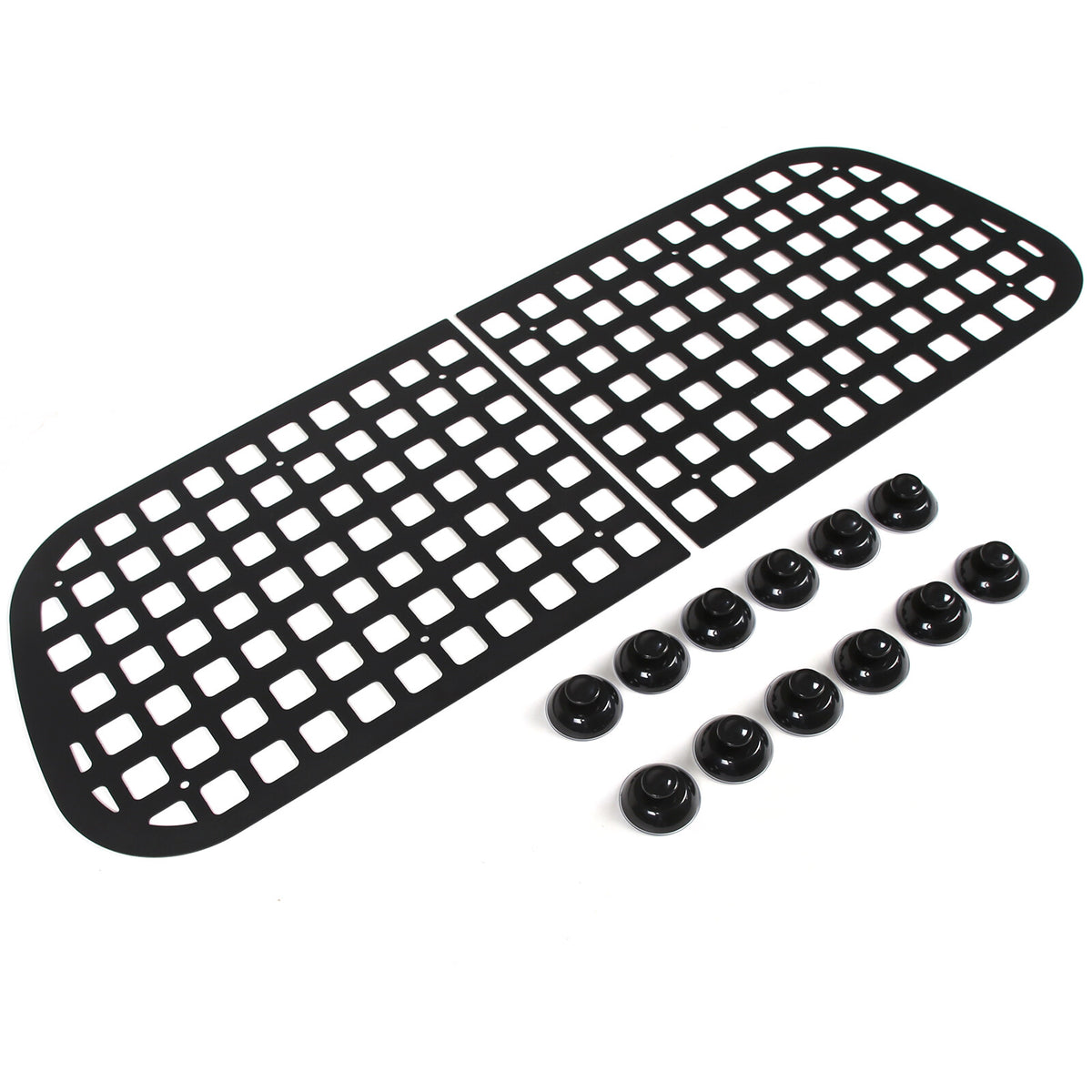 Tailgate Storage Trunk Cargo Shelf Molle Panel for Land Cruiser Prado 2010-23 8