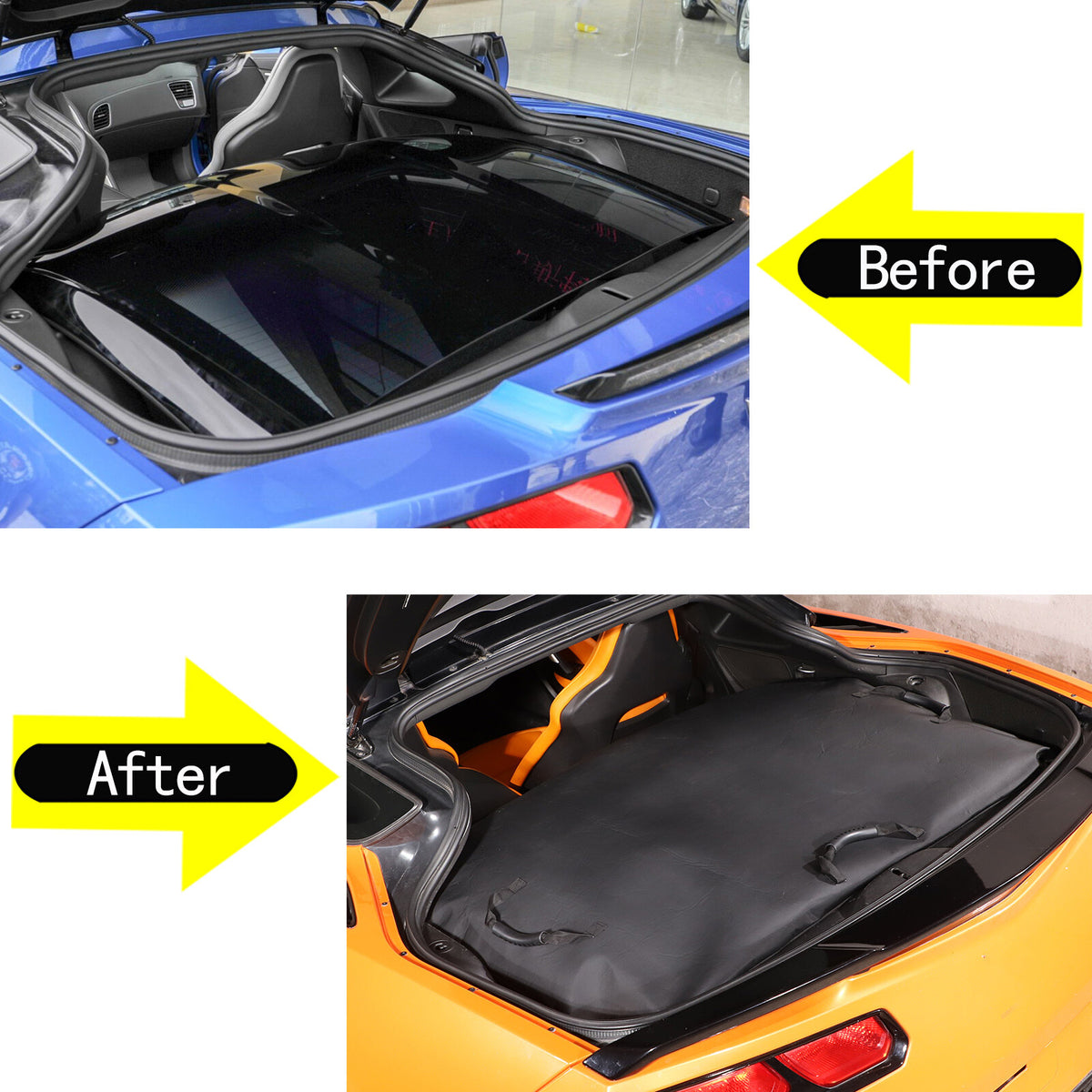 Targa Top Roof Panel Protection Storage Cover Bag For CORVETTE C7 14-2019 US 22