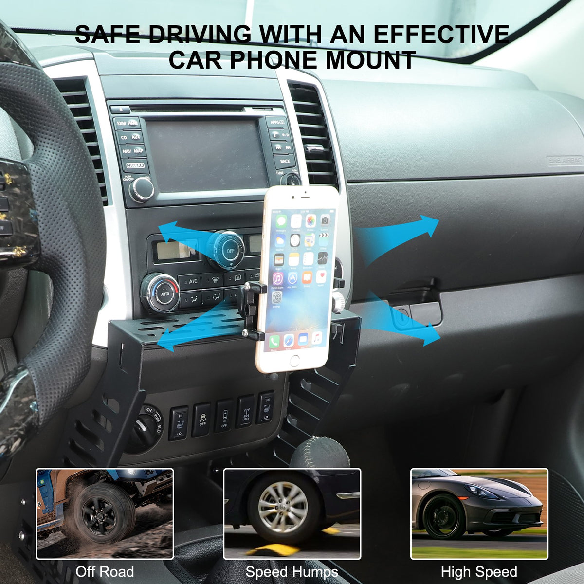 Off-Road Center Multi-Function Extension Platform For Nissan Frontier 2009-2017 20