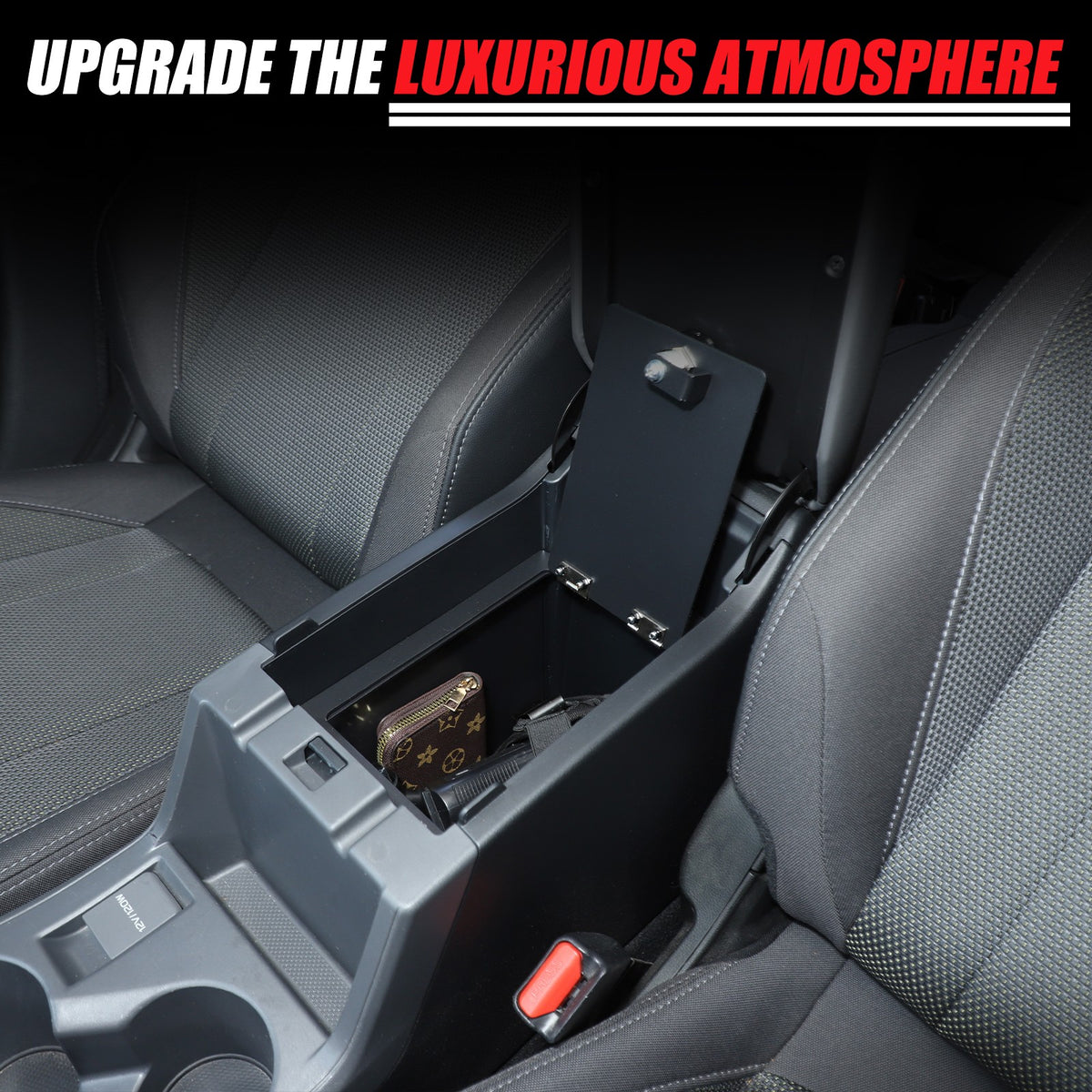 Alloy Center Console Safe GUN Storage Lock Box Tray For Subaru Crosstrek GU 24+ 24