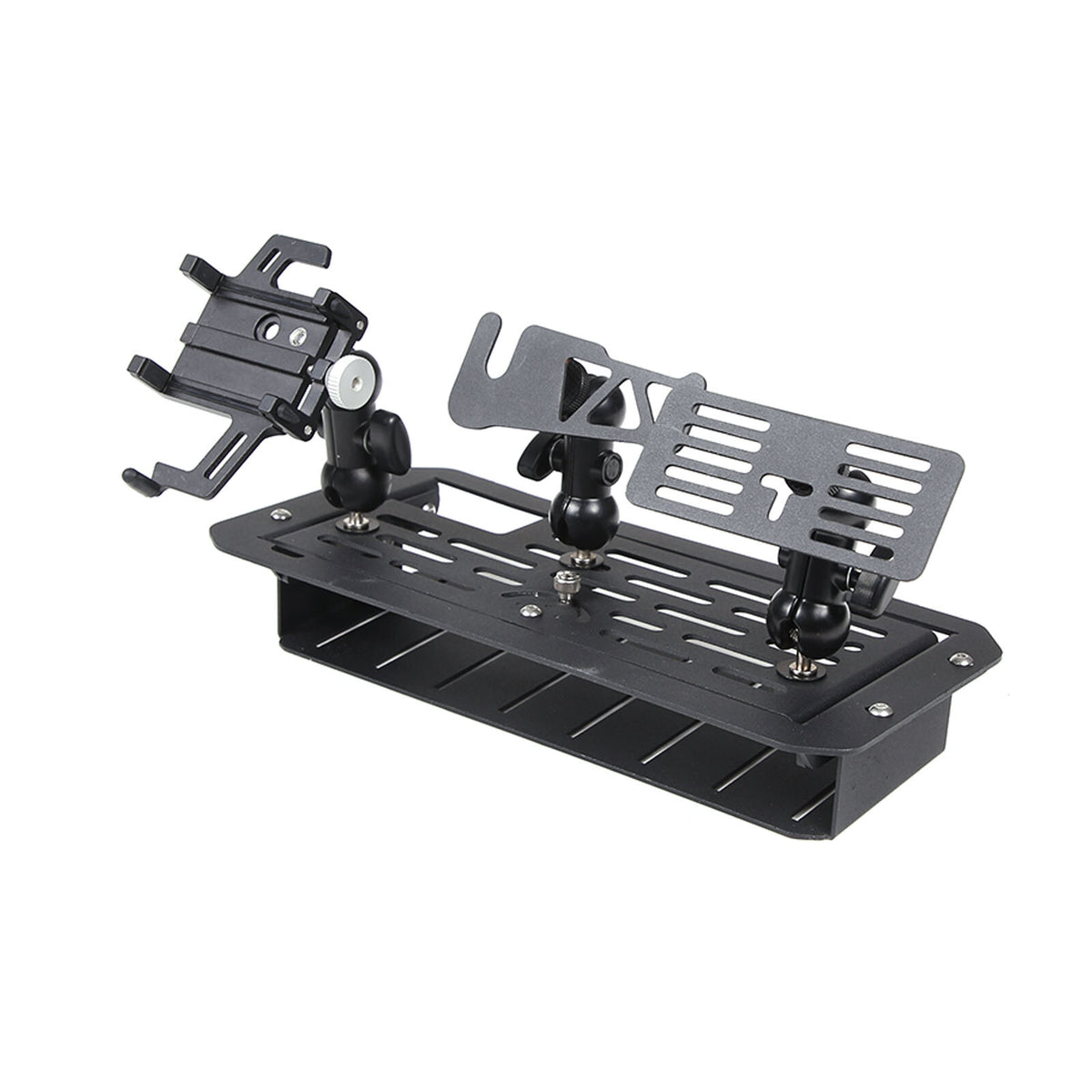 Dashboard mobile phone bracket Holder storage box Tray For Toyota Tundra 2022-26 6