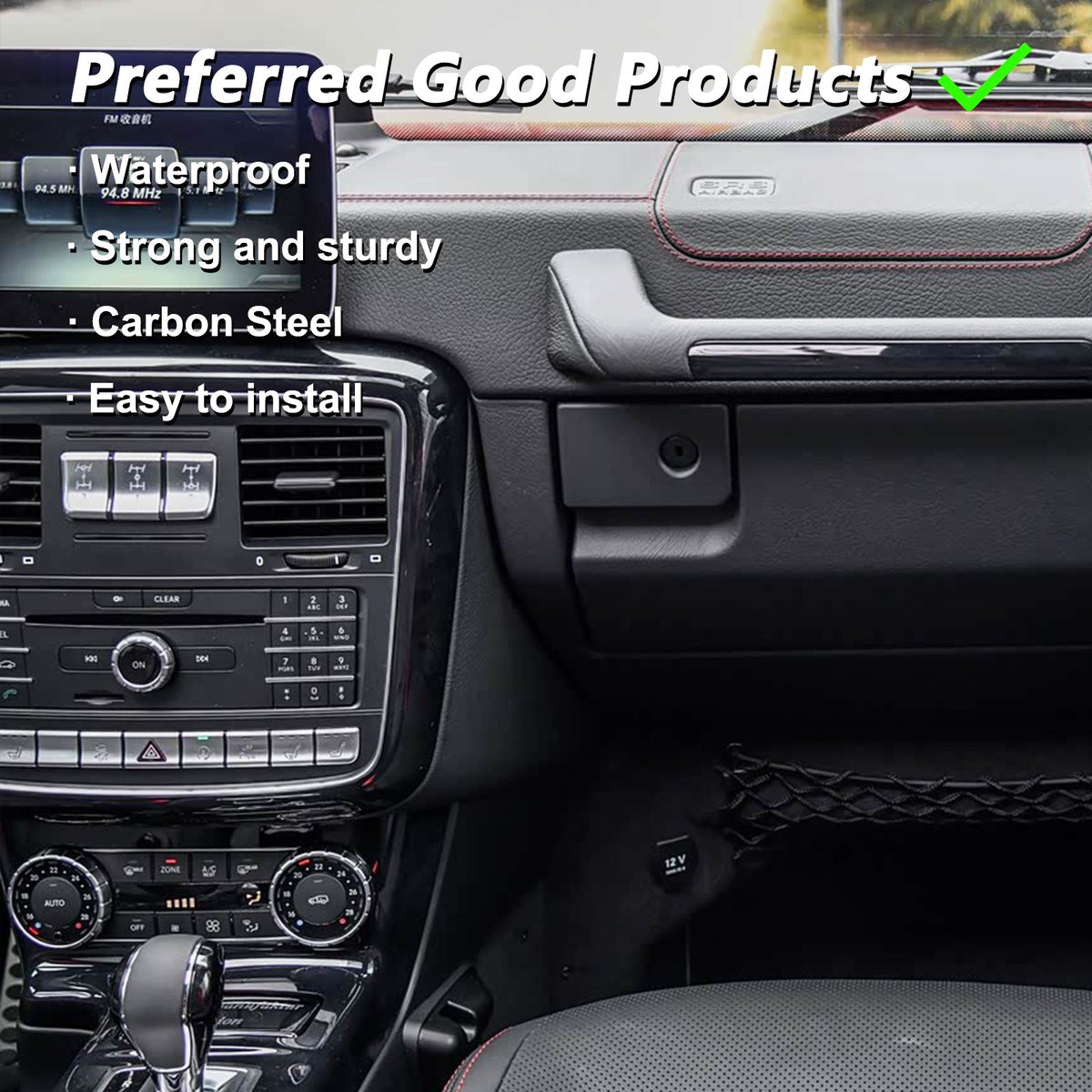 Red Ring Center Console Right Side Cup Holder For Benz G-Class W463 2007-2018 13