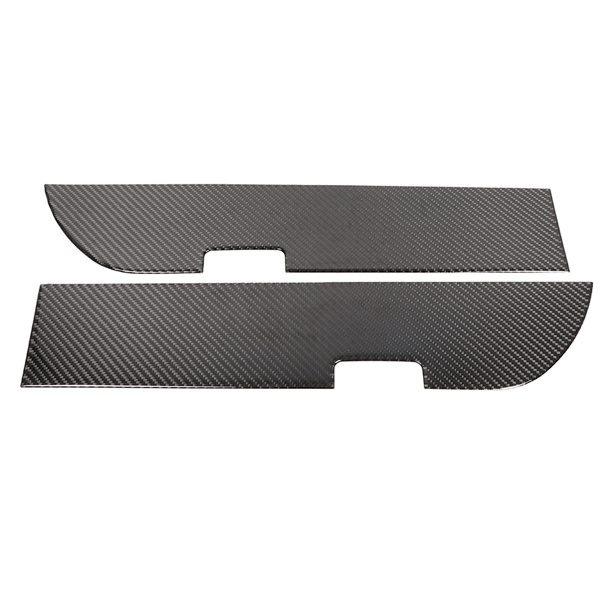 Carbon Front Door Panel Anti-Kick Trim Sticker For Toyota Land Cruiser LC250 24+ 12