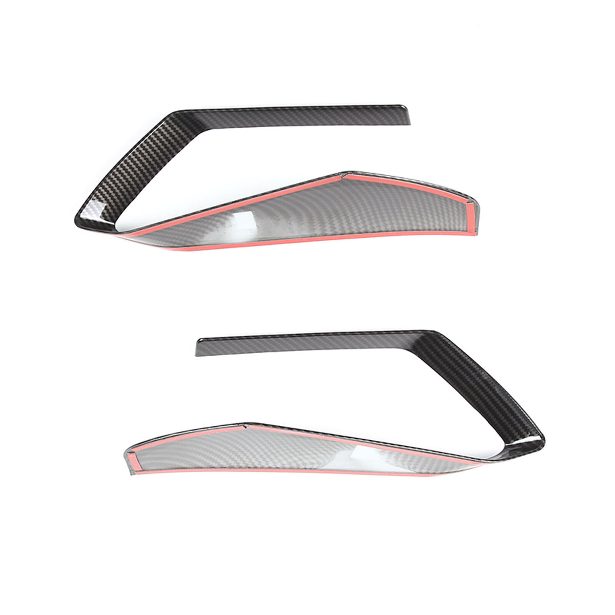 ABS Carbon Front Side Air Intake Vent Grille Cover Trim For Corvette C8 20+ 15