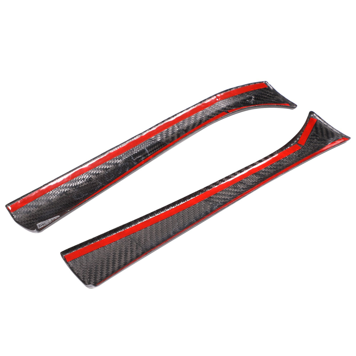 Real Carbon Fiber Inner Interior Door Pillar Trim For Corvette C8 2020+ 16