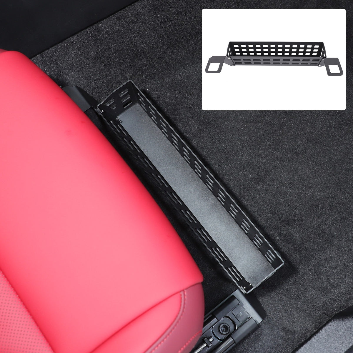 Alloy Under-Seat Storage Basket Box Tray For BMW X3 G45 2025+ 16