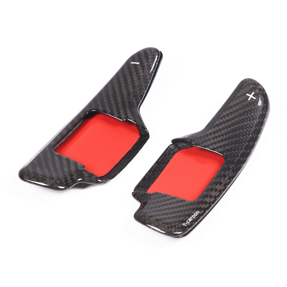 Black Real Carbon Fiber Gear Shift Paddles Paddle Shifters For Corvette C8 20-26 22