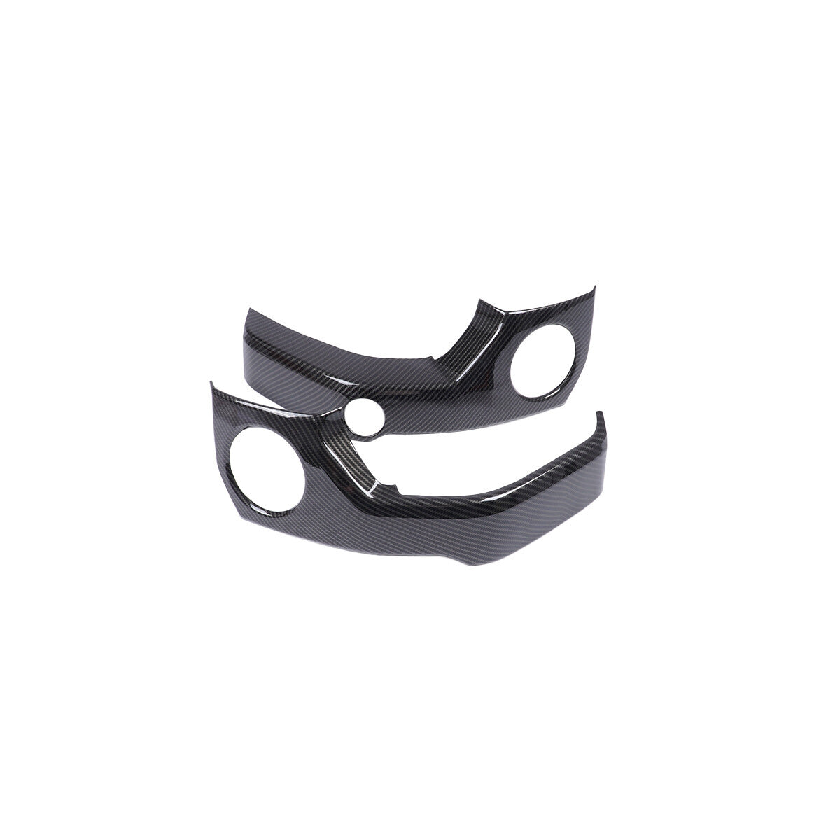 For Toyota Tundra 14-21 Carbon Fiber Color Black Side Air Vent Outlet Cover Trim 6