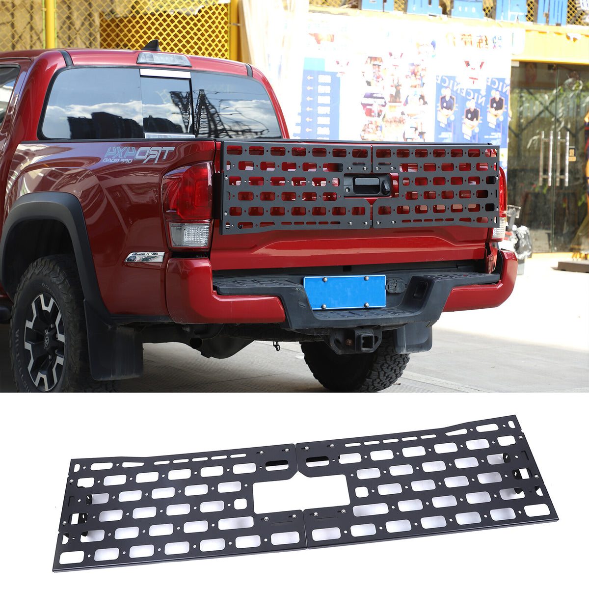 Rear Bed Molle Panel Truck Bed Tailgate Molle Panel For Toyota Tacoma 2016-22 3