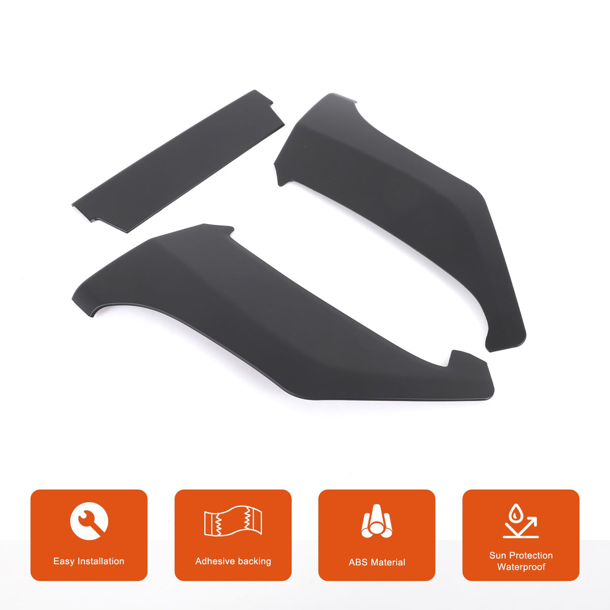 Matte Black ABS Center Console Knee Side Panel Trim For LR Defender L663 2025+ 18