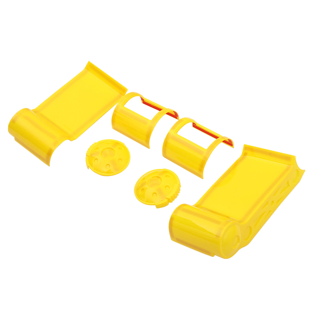 Yellow ABS Interior Center Console Trim Cover for Toyota FJ Cruiser 2007-2021 69