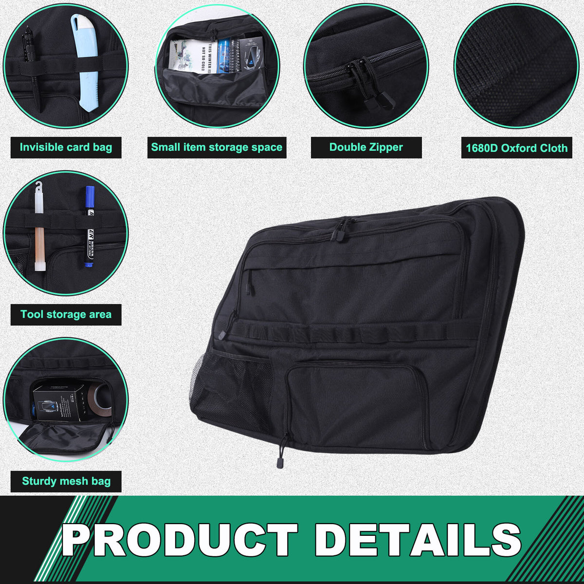 Car Trunk Left Side Window Storage Bag Tool Bag For Honda Pilot 2003-2008 US 20