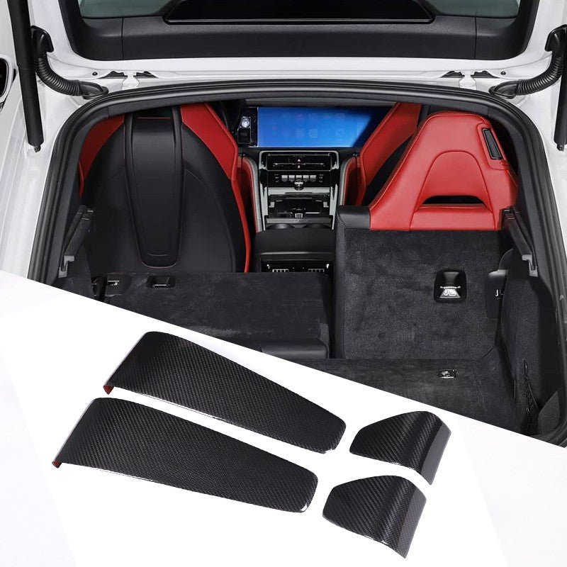 Real Carbon Fiber Seat Back Cover Trim For Porsche Panamera 972 2024+ 20