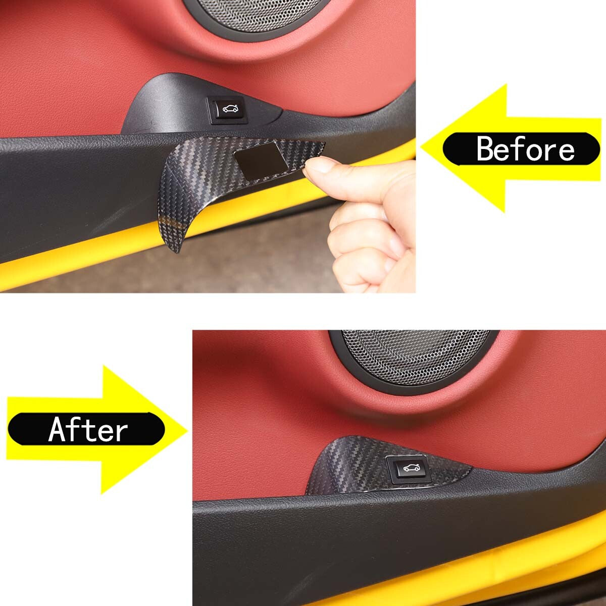 Real Carbon Fiber Full Interior Set Decor Trim Kit For Toyota Supra A90 MK5 19+ 195