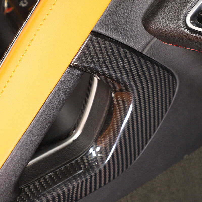 Real Carbon Fiber Car Side Center Console Trim For Corvette C7 Z06 ZR1 2014-2019 11